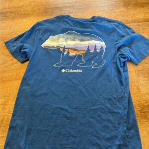 Columbia Blue Graphic T-Shirt